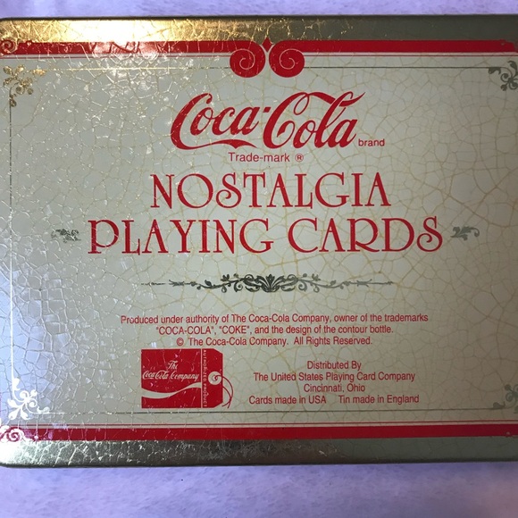 Coca-Cola Santa Claus Playing Cards in Tin - Picture 15 of 16